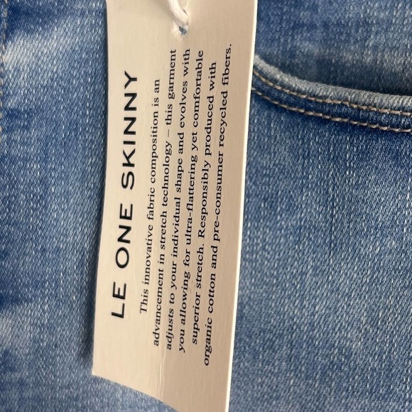 FRAME Le One Skinny Faded NWT High Rise Jeans SZ 2 (See Size Below) - Picture 7 of 9